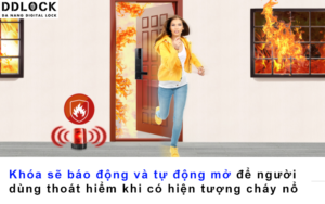 cảnh báo cháy nổ ở khóa điện tử