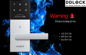 tính năng cảnh báo cháy nổ trên khóa điện tử Locpro