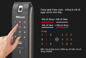 fake code giảm rủi ro khi dùng khóa cảu vân tay