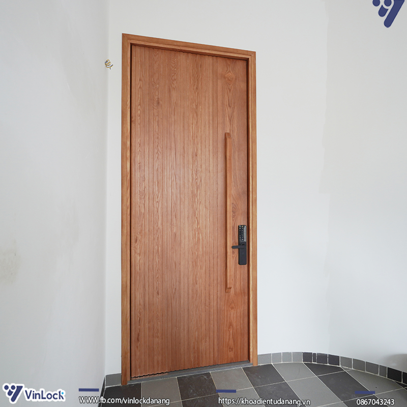 Hình ảnh thi công thực tế khóa Aqara A100