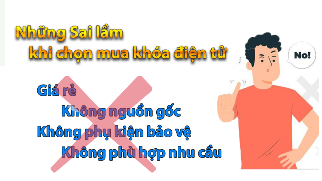 những sai lầm khi chọn mua khóa điện tử