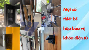 thiết kế hộp bảo vệ khóa điện tử