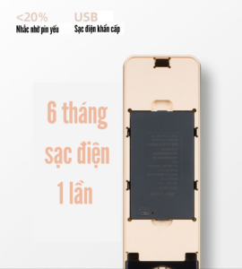 Khóa metaLock AZT-AF02 sử dụng pin lithium