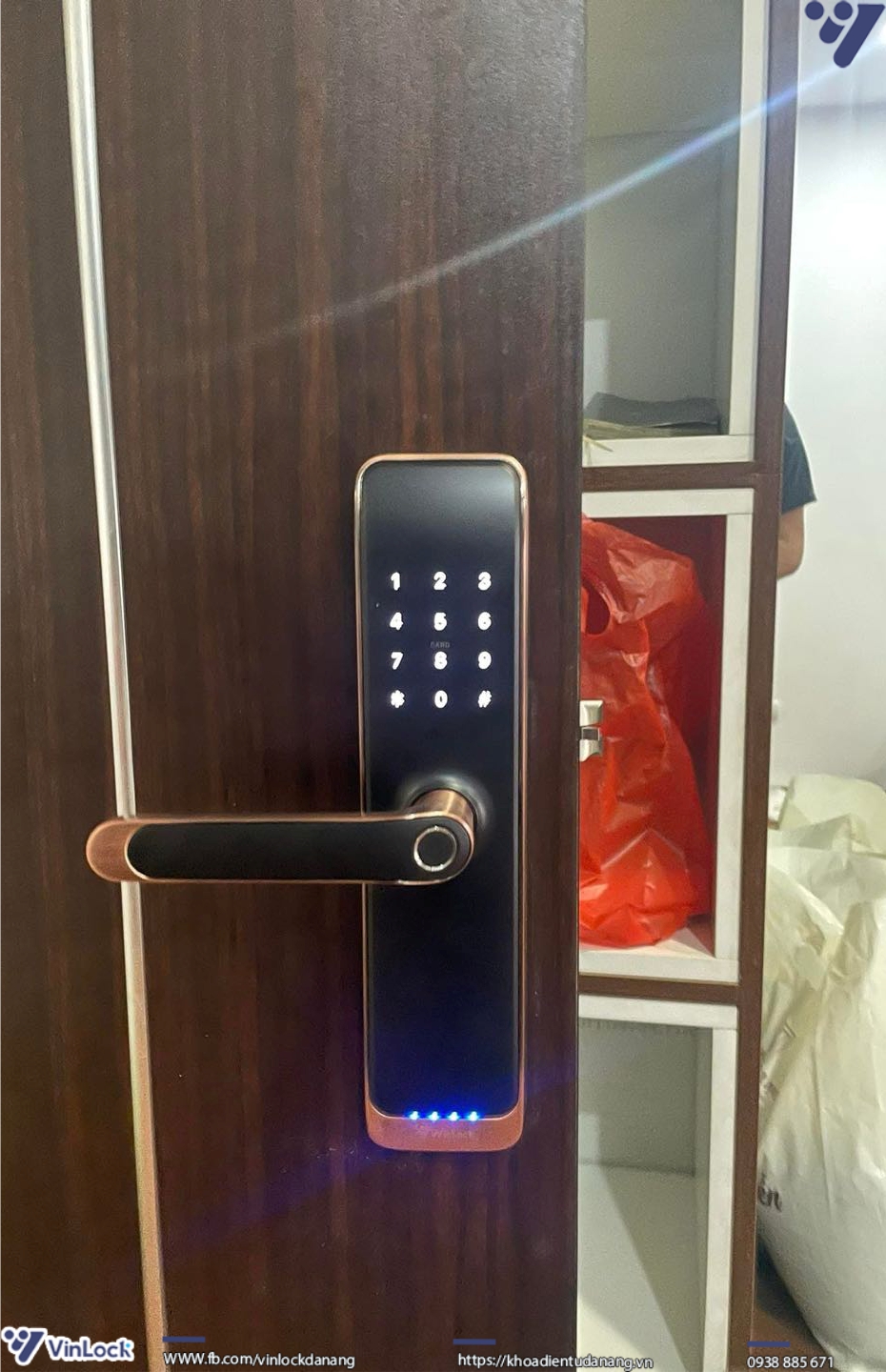 Khóa điện tử Winlock TT-360W (màu đồng)