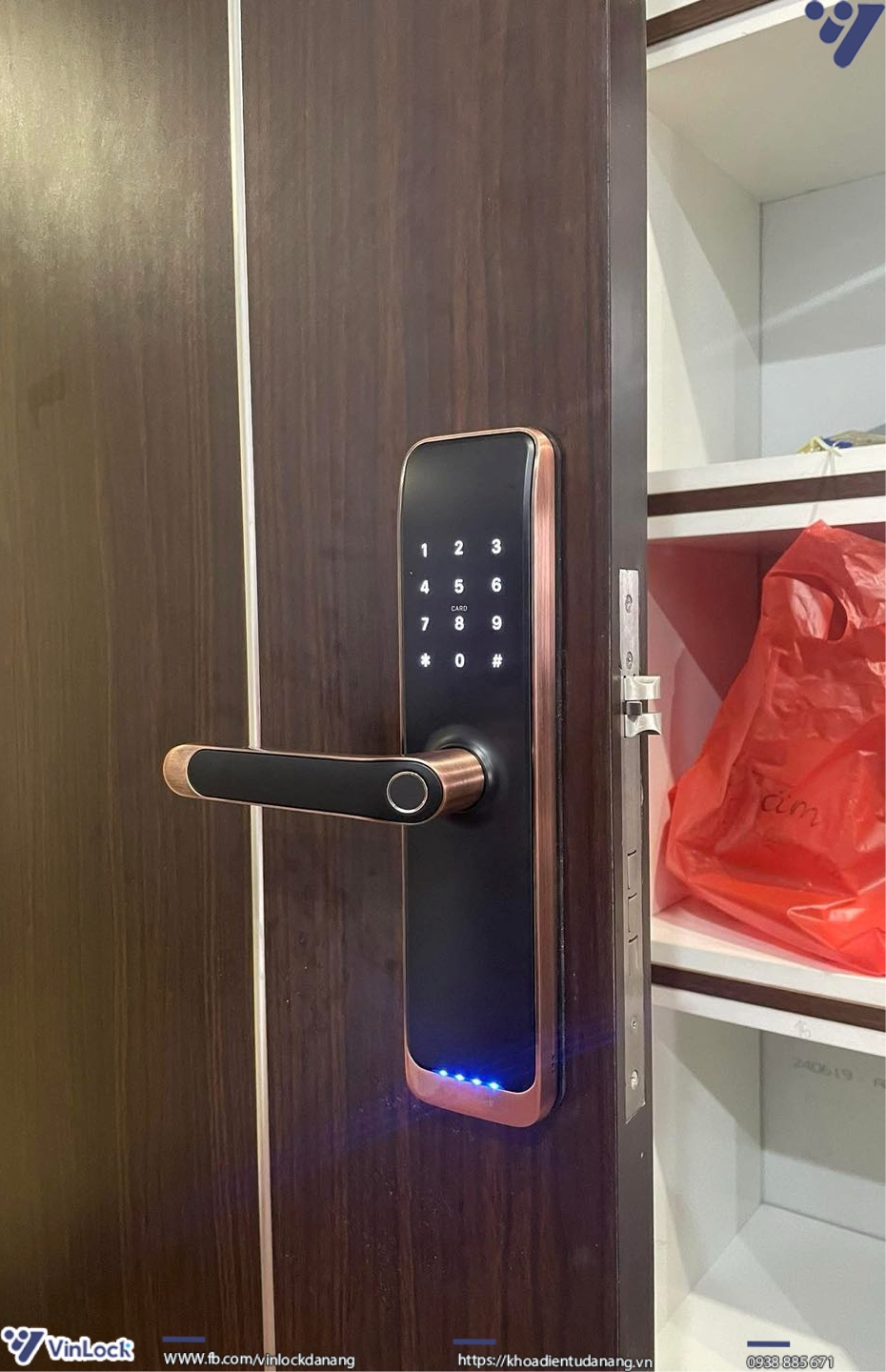 Khóa điện tử Winlock TT-360W (màu đồng) 