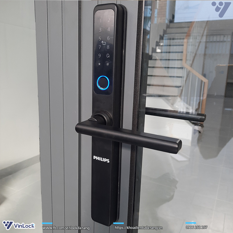 lắp đặt khóa philips ddl608-5hws
