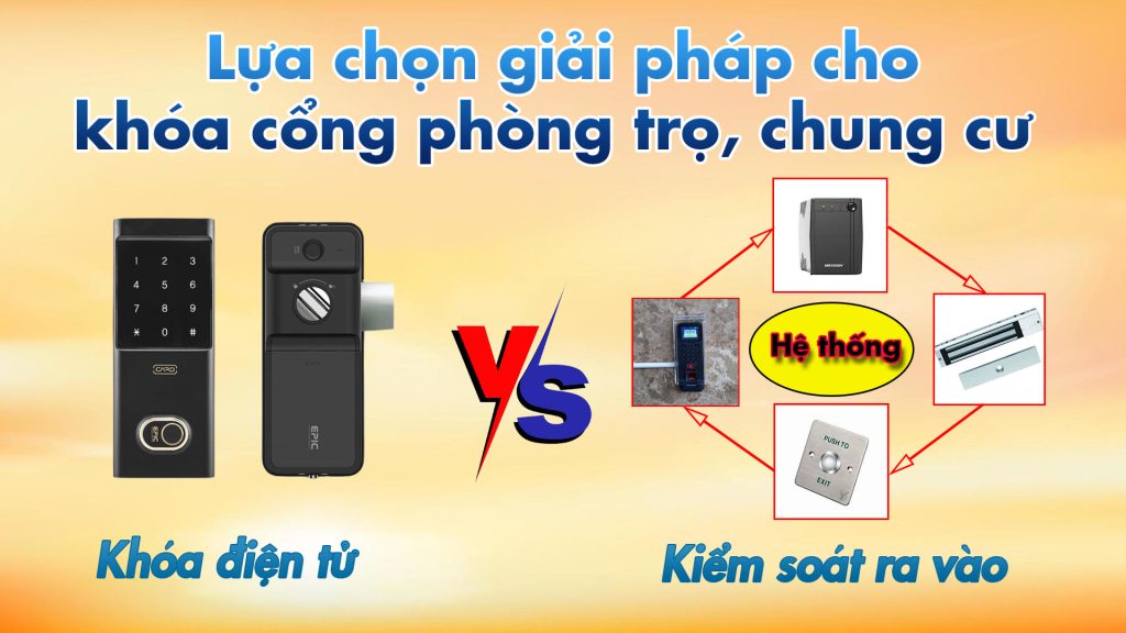 kiểm soát ra vào cho phòng trọ