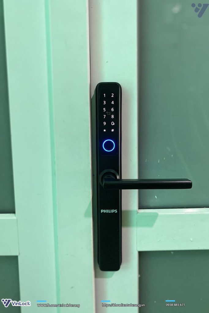 Khóa điện tử Philips cửa nhôm