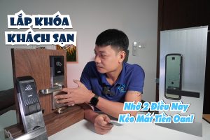 Lưu ý khi lắp khóa cho khách sạn