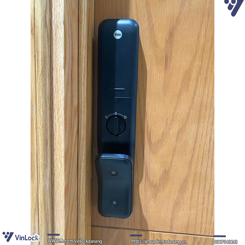 Mặt trong của Khóa vân tay Yale Kyra Pro