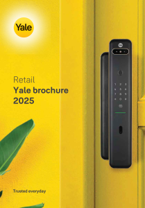 Catalog khóa điện tử Yale 2025