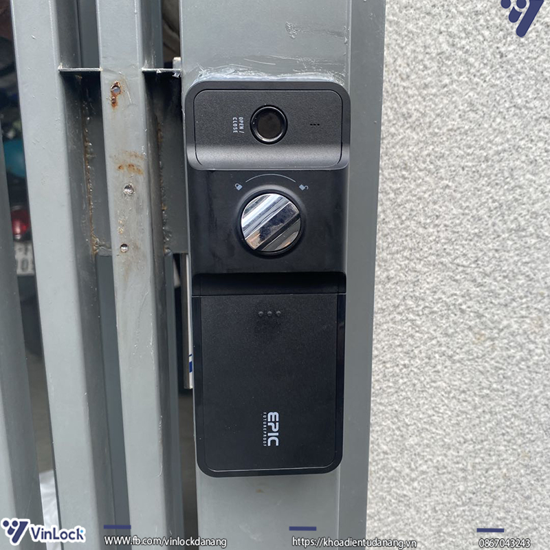 Mặt trong của Khóa vân tay Epic ES-F501D