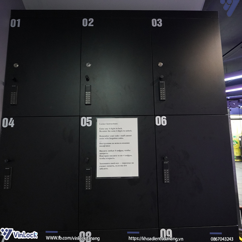 Hình ảnh lắp đặt thực tế tại Mobifit 360 – trung tâm Gym & Fitness nằm trên tuyến đường Hồ Xuân Hương.