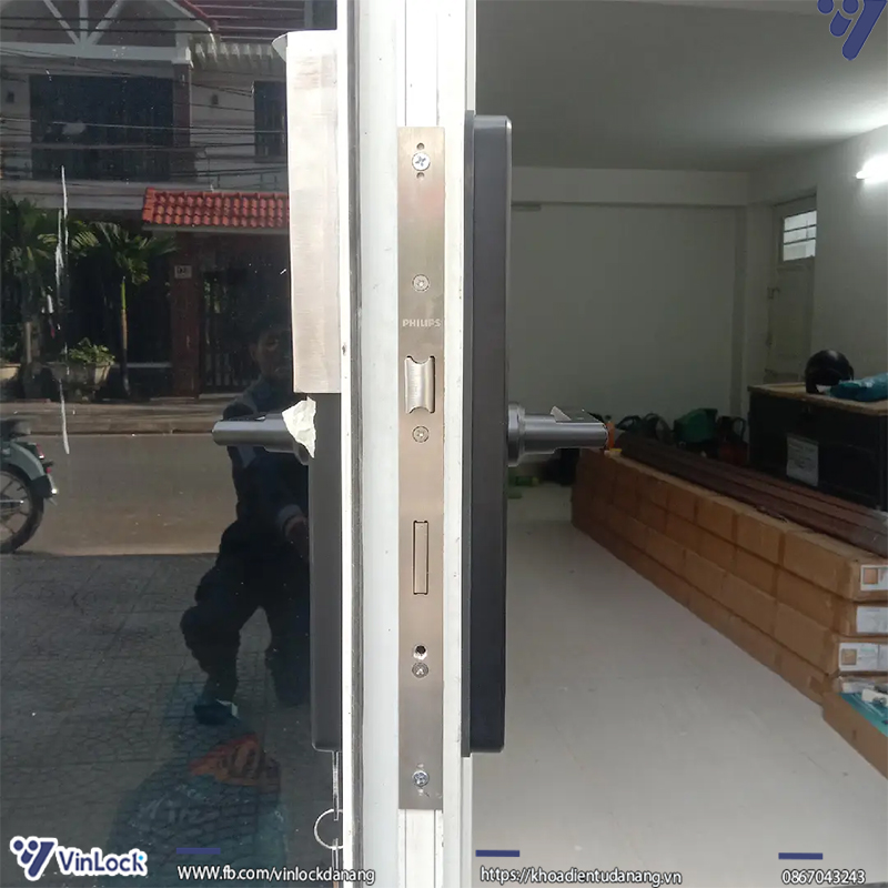 Phần ruột của khóa thông minh Philips DDL608-5HWS tại Đa Phước 1, Đà Nẵng