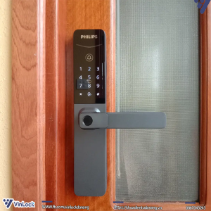 Khóa thông minh Philips DDL615-5HBS - hình ảnh lắp đặt thực tế