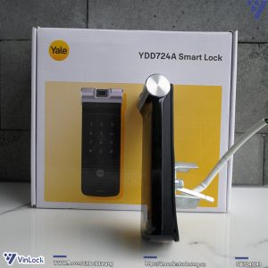 Mặt trước khóa vân tay YALE YDD 724A khi nhìn bên