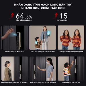 khóa thông minh MT-N68 nhận diện bằng tĩnh mạch