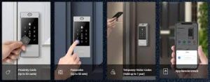 Khóa Hỗ trợ nhiều phương thức mở khóa