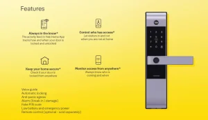 Khóa thông minh Yale YDM 3109AF MB nhiều phương thức mở khóa