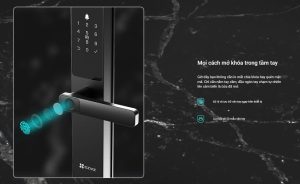 Khóa Vân Tay Thông Minh EZVIZ Y2000 mở khóa vân tay nhanh chóng