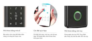 Khóa tủ GN18 với nhiều phương thức mở khóa