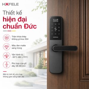 Khóa Hafele DL6000 thiết kế hiện đại