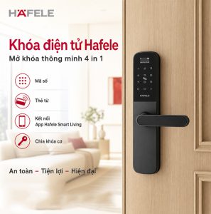 Khóa Điện Tử Hafele DL6000 mở khóa linh hoạt