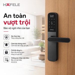 Khóa Hafele DL6000 công nghệ bảo mật đa lớp
