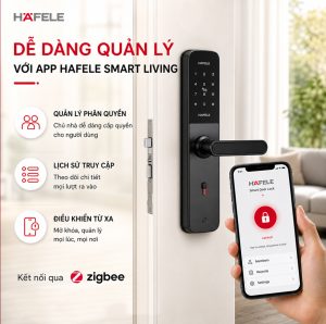 Khóa Điện Tử Hafele DL6000 dễ dàng quản lý