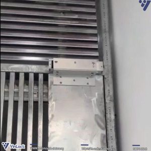 khóa điện từ và khóa LZ sau khi hoàn thiện lắp đặt