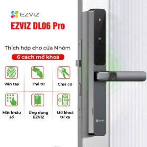 Khóa Vân Tay EZVIZ DL06 Pro đa dạng phương thức mở khóa