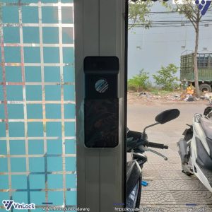 Mặt trong khóa Epic ES-S520D sau khi nâng cấp lắp đặt jtheem tại cửa nhà khách