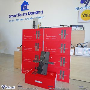 hệ thống 9 Khóa điện tử Winlock TT-380W chuẩn bị lắp đặt bàn giao khách