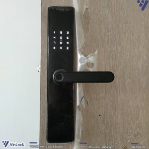 Khóa điện tử Winlock TT-380W sau khi hoàn thiện lắp đặt bàn giao