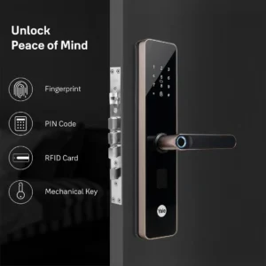 Khóa vân tay Yale YDME 100A nổi bật với 5 phương thức mở khóa